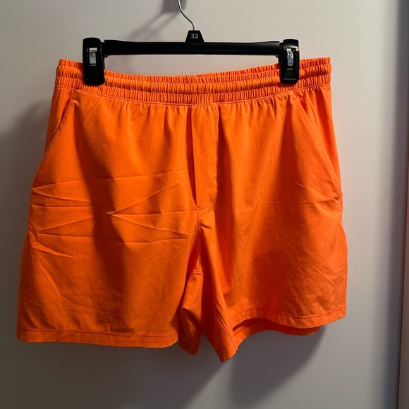 lululemon athletica Other - Pace Breaker Linerless Short 5" Highlighter Orange (2022) Size Large